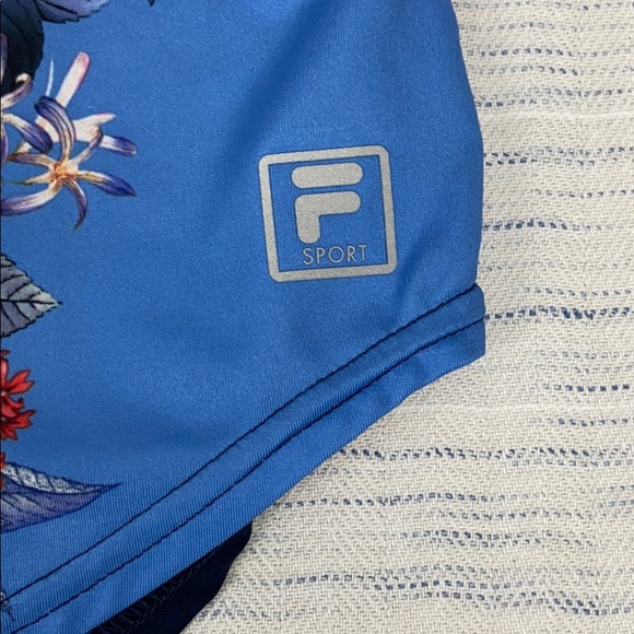 Fila Sport checkered floral Racerback tank - Picture 2 of 4